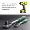 3pcs Ball End Hex Bit Socket 1/2" Square Drive Metric Extension Impact Bit Power Nut Driver Set Socket Ratchet Wrench Bit 4-12mm