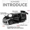 1:32 GR Supra Alphard Miniature Supercar Toy Models Alloy Diecast Sports Cars Pull Back Doors Opened Sound Light Collection Toys