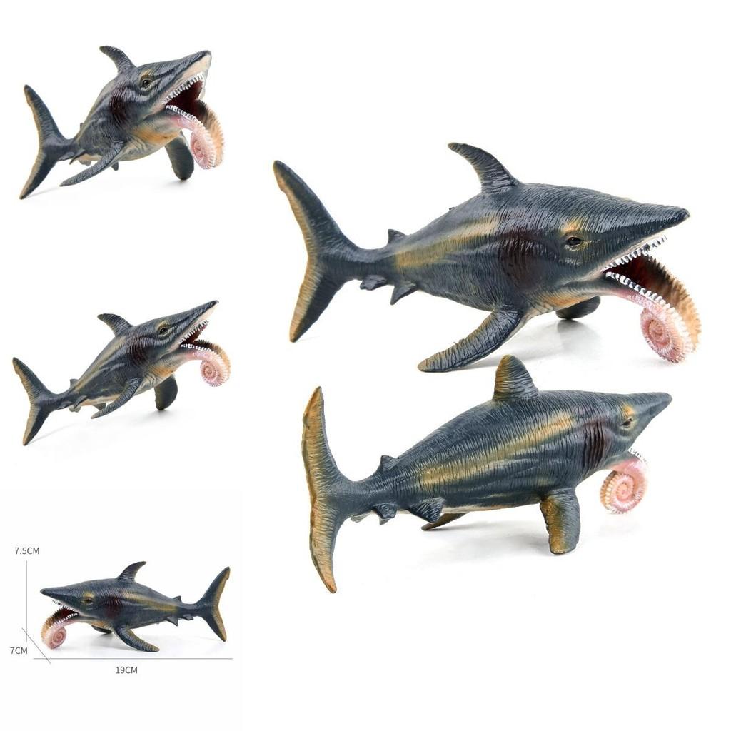 Dinosaur Marine Helicoprion Model For Kids Educational Pvc Realistic Toy