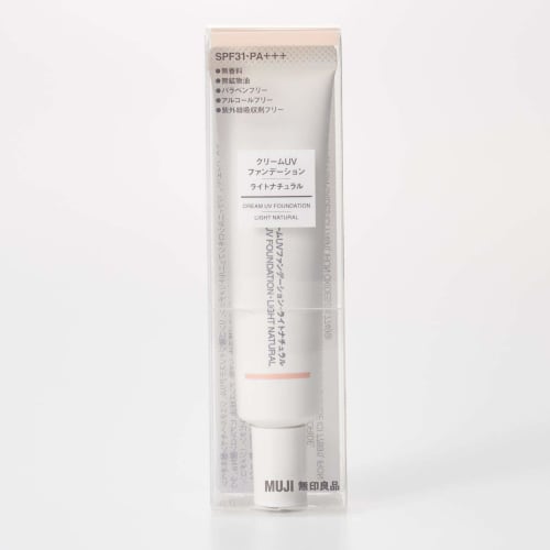 MUJI Cream UV Foundation Slightly Bright Standard Skin Tone 30g (x 1)