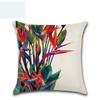 Premium 18'' Grüne Tropische Pflanze Kissenbezug Baumwolle Sofa Kissenbezug Für Elegante Deko