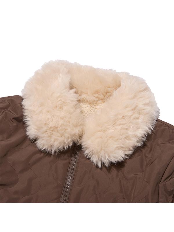 Kirsh Faux Fur Reversible Padded Jacket [Brown]