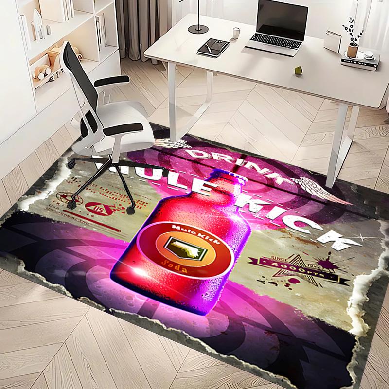 Call of Duty COD Perk A Cola Print Area Rug - Soft,Washable Non-Slip Indoor Mat,Living Room,Home Office Decorative Rug