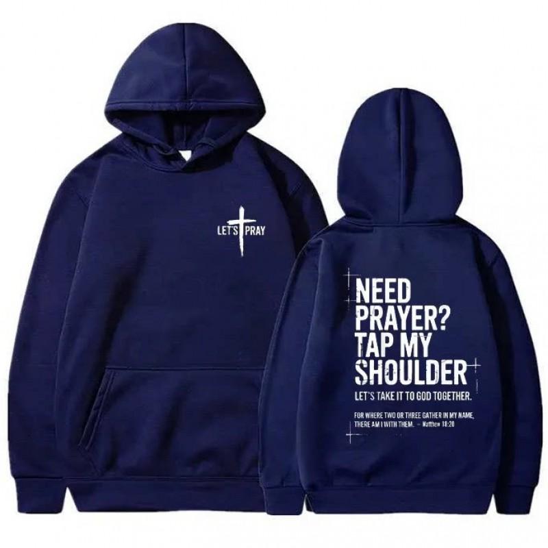 Womens Hooded Sweatshirt 350g Air Layer Loose Fit Printed Casual Streetwear