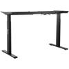 Electric Standing Desk Frame Dual Motor Adjustable 70-117 Cm H Black