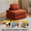 For Stoff-Wohnzimmersofa, Modernes Klappsofa, Bequemer Tatami-Stuhl Für 1 Person, Zum Zerlegen Und Waschen Von Wohnzimmermöbeln
