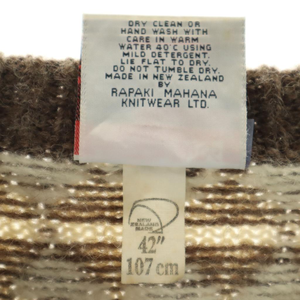 Rapaki Mahana 90s Made In New Zealand Old Overall Handle Long Sleeve Sweater Men's Used