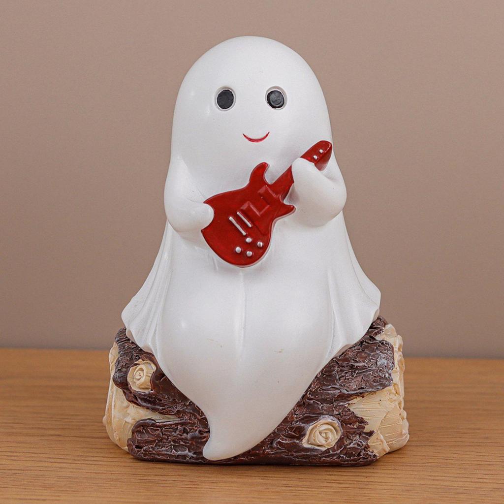 Halloween Figurine Tabletop Centerpiece Night Light for Home Shelf Holiday