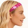 1PC Women Sequin Headband Multiple Colors Anti-slip Elastic Adjustable Hairband for Sports Yoga