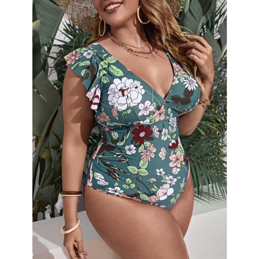 Kvinner Bikini Sexy Badedrakt med høy midje Strandbadetøy Sommerbadedrakt for kvinner