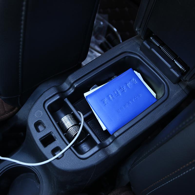 My good car for Jeep Compass 2017 2018 ABS Black Car Central storage armrest box storage box Accessories
