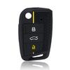 New Style Key Case Cover For Vw Golf 7 Gti Polo T-Cross T-Roc Touran Tiguan Skoda Octavia Rapid Fabia Seat Ibiza Leon Ateca