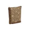 COACH Rowan Coated Canvas With Smooth Leather Shoulder Bag, Crossbody Bag Small Women's Khaki & Saddle & Gold CN766-IMWD9