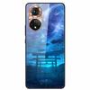 For Honor 50 Case Cartoon Tempered Glass Back Cover Hard Case For Huawei Honor 50 Pro Phone Cases NTH-AN00 NTH-NX9 Fundas Coque