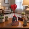 Romantic Cat Heart Balloon Decoration Suspended Black Cat Desktop Decoration  Office Desk
