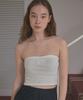 Delaidy Dulce Ribbon Tube Top (White)