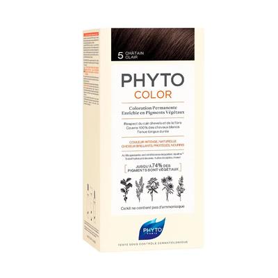 Phyto Hair Color By Phytocolor 5 Castanho Claro 180g