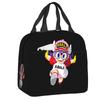 Custom Arare Arale Purple Dr Slump Resuable Lunch Box for Women Multifunction Cooler Thermal Food Insulated Lunch Bag Student