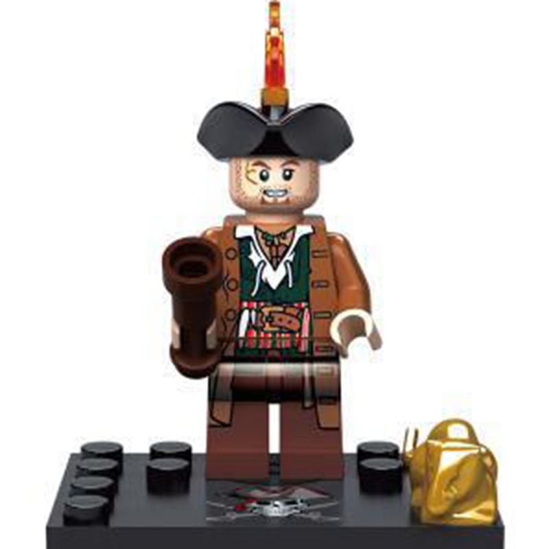 Navy Pirates Blocks Captain Jack Sparrow Caribbean Figure Blocks Construction Playthings Building Bricks Classic Movie Figures Playthings