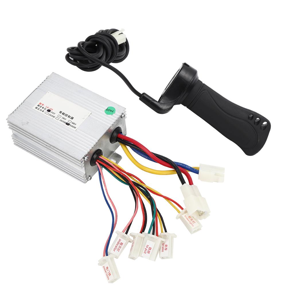 24V 500W Electric Bike Brushed Controller Extension Cable Handlebar Electric Bike Accessories