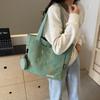 Simple Chic Canvas Shoulder Bag With Inner Pouch For Work And Leisure