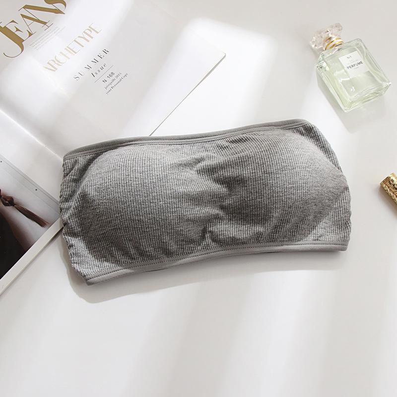 Women's Strapless Bandeau Bra with Criss-Cross Back - Anti-Exposure, Breathable, and Thin with One-Piece Chest Pad