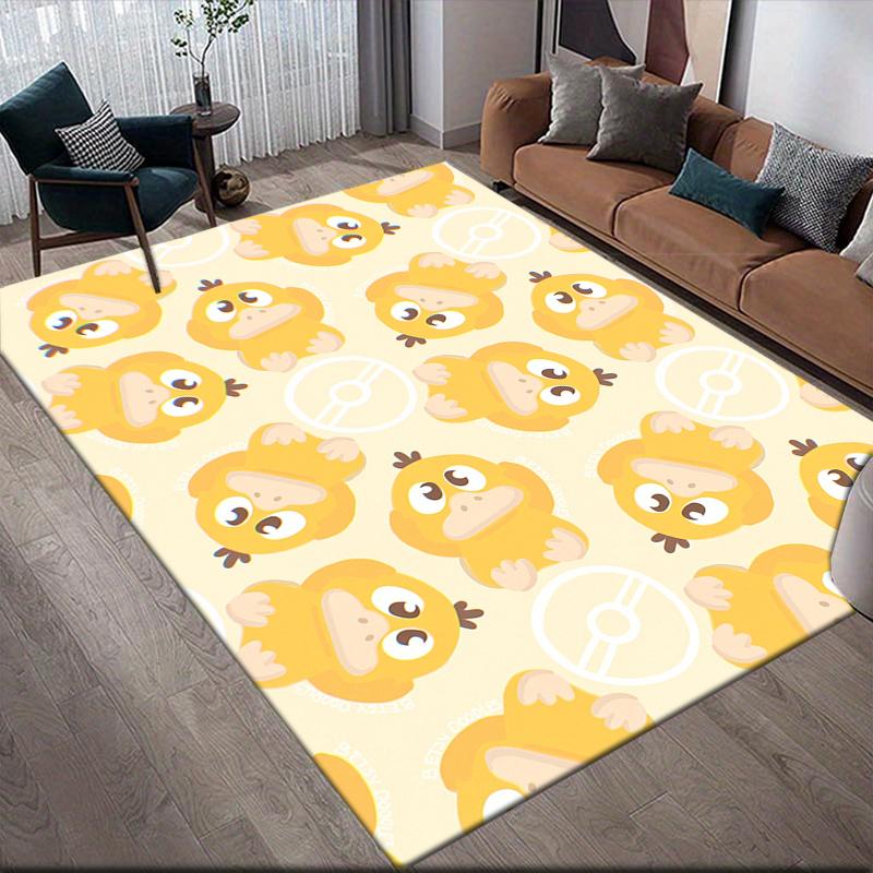 

Psyduck Cartoon Illustration Square Area Rug, Non-Slip Floor Mat for Home Office, Perfect Gift for Psyduck Fans.chl 60x90cm