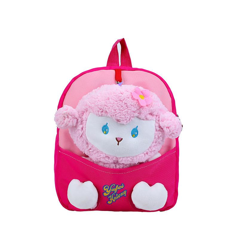 Entzückender Plüsch-Teddybär Kinderrucksack Nylon Vorschultasche Für Jungen Und Mädchen