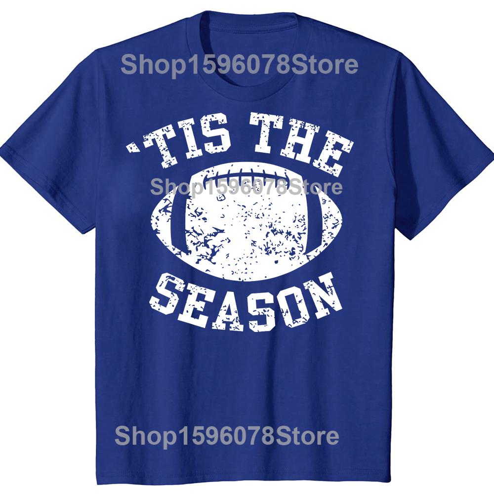 Funny Rugby The Season Football Game Day Tshirts Men Womens Fashion Casual Tshirt 100 Cotton Loose Oversized T Shirt Summer