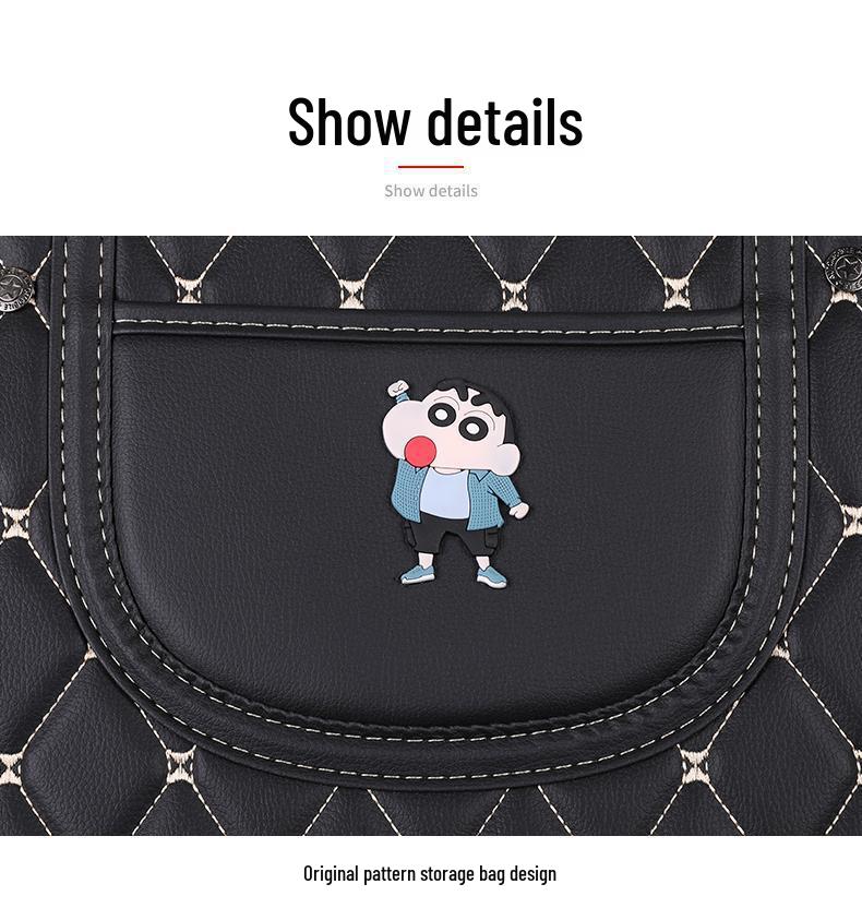 Children's Car Seat Back Protector: Creative Cartoon Kick & Scuff Guard