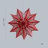 Paper 3D Christmas Tree Lampshade 30cm Hanging Star Decorative Lampshade Snowflake Shape Ceiling Pendant