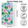 Quick-drying Double-sided Velvet Beach Towel Supports Microfiber Sports Printing Bath Towel
