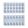 Molde de silicona Mahjong Epoxy Mold Manual DIY Mahjong Mold Set