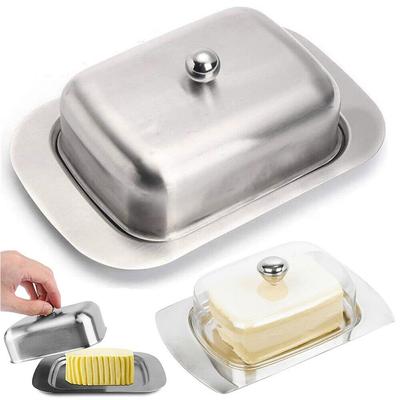Sealing Butter Dish With Lid Large-capacity Butter Preservation Case Kitchen Dinnerware