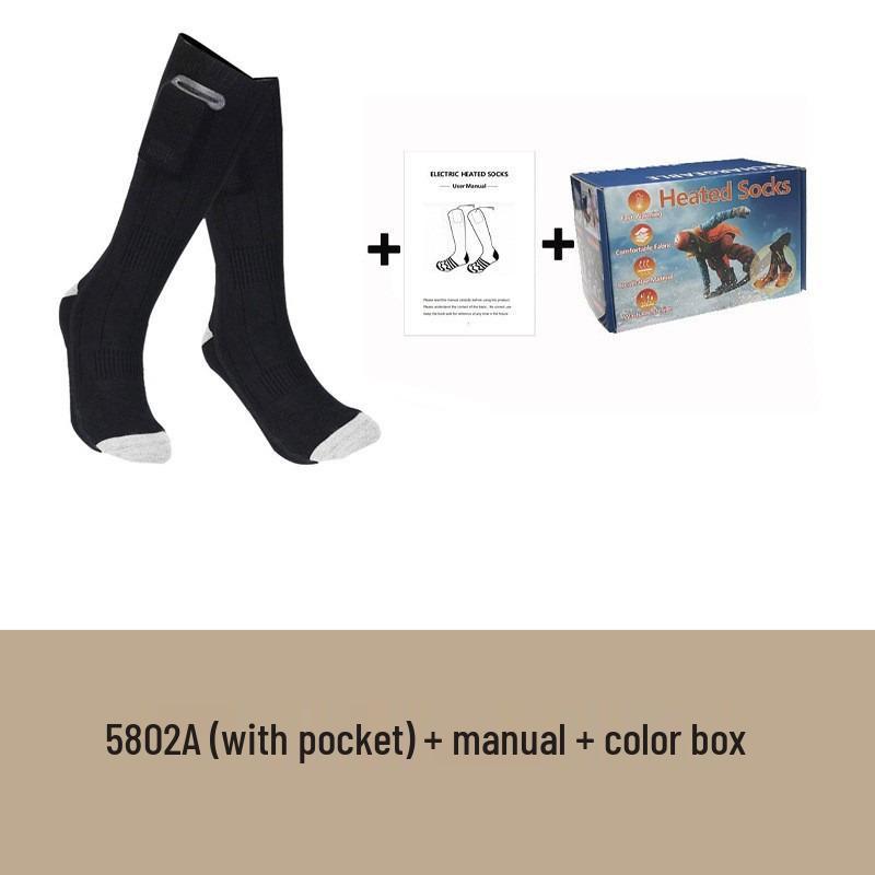 Removable Electric Heating Socks - Pure Cotton Winter Warmers