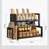 Kitchen Storage Rack Stainless Steel Seasoning Kitchenware Storage Rack Knife Spice Shelf Organizer Dish Organizer Accessories