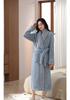 300G Thickened Coral Fleece Bathrobe Women Men Unisex, Autumn-Winter 2025, Warm Long Home Robe