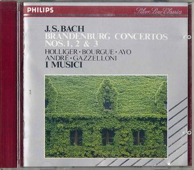 CD I MUSICI MARIA TERESA GARATTI  Bach Brandenburg Concertos Nos. 12 4205472 PHILIPS Japan Classical Used