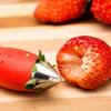 1 τμχ Strawberry Cherry Huller - Corers με λεπίδα από ανοξείδωτο ατσάλι για αποτελεσματική αφαίρεση του πυρήνα, συσκευές κουζίνας και αντικείμενα για εύκολη προετοιμασία φαγητού
