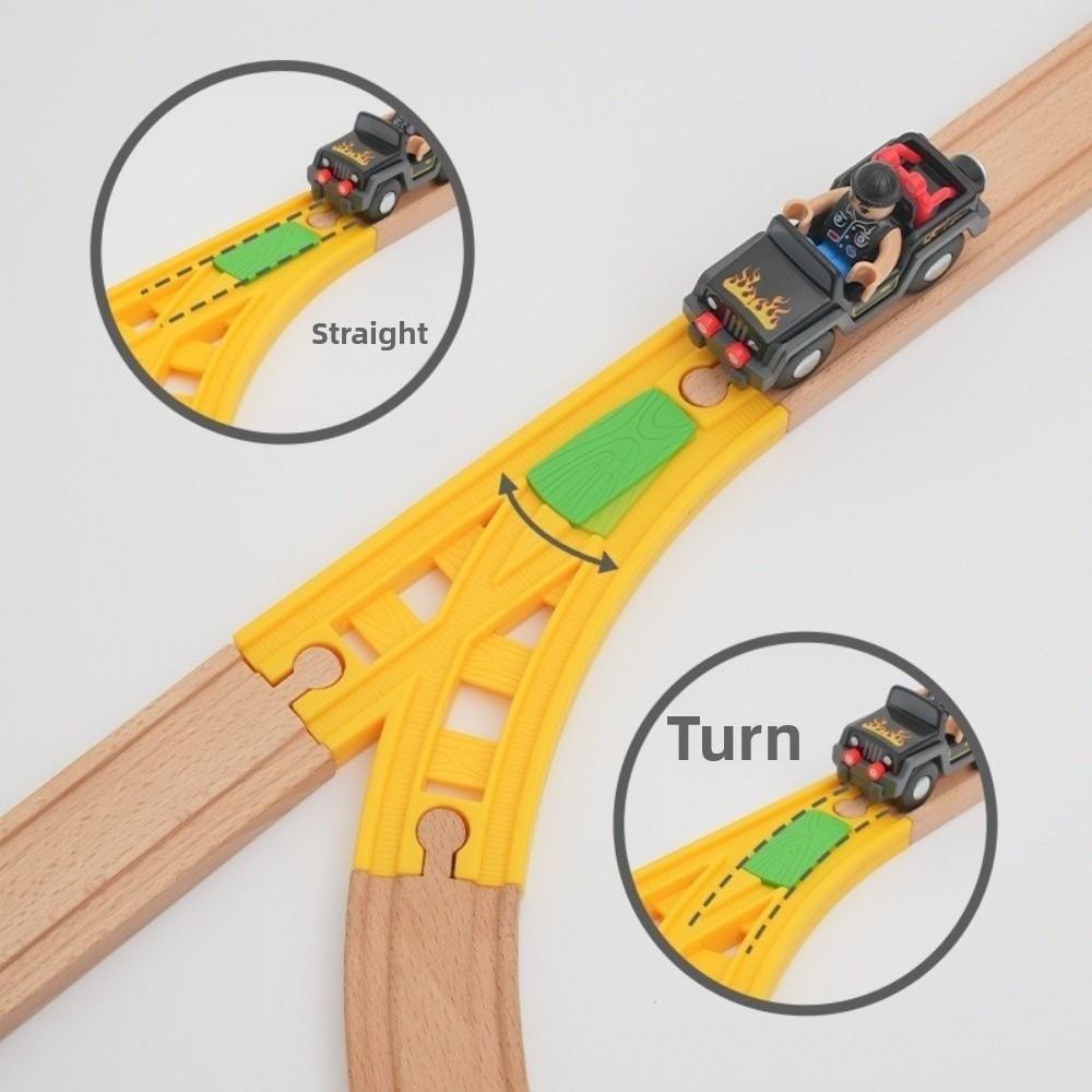 Y Track Railway Track Plastic Transform Tracks Kids Toys Train Track Accessories for Hape LILLABO