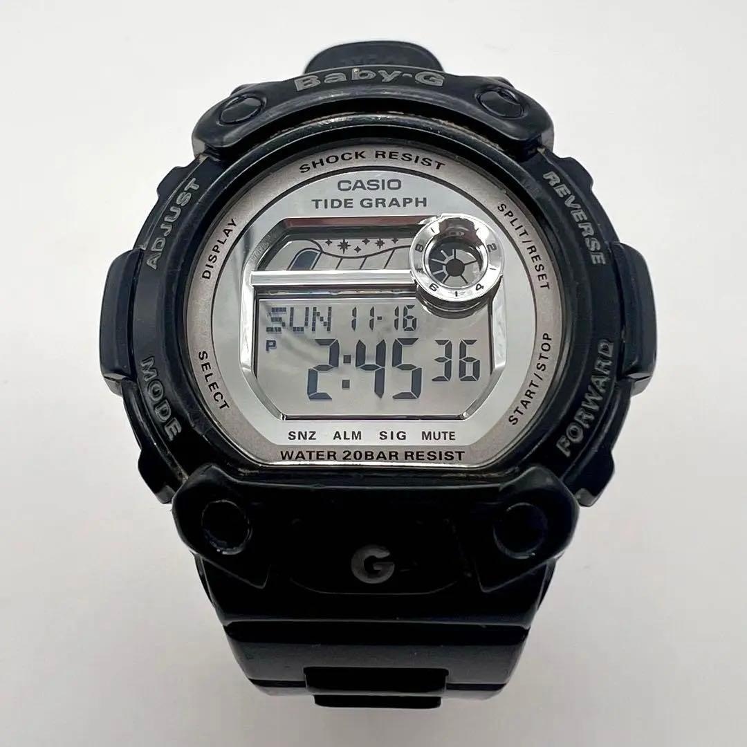 Used Working item CASIO Baby-G Baby G BLX103-1 Black