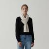 Hole Cashmere Muffler - Ivory