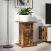 Plant Stand 2 pcs Smoked Oak 30.5 x 30 x 43 cm