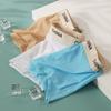 Men's Spring and Summer Ultra-thin Ice Silk Nude Low-waisted Briefs