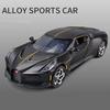 1:24 Lavoiturenoire Legierung Sportwagenmodell Die-Cast Metall Spielzeugfahrzeuge Automodell Simulation Sound und Licht Kinderspielzeug Geschenk