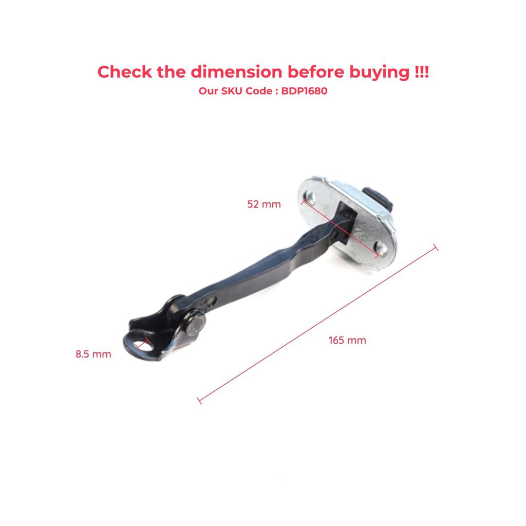 EDP1680 Rear Door Hinge Brake Stop Check Assy Limiter Strap for Mitsubishi Eclipse Cross MK1 GK GL YA YB 2017-2025 5732A155