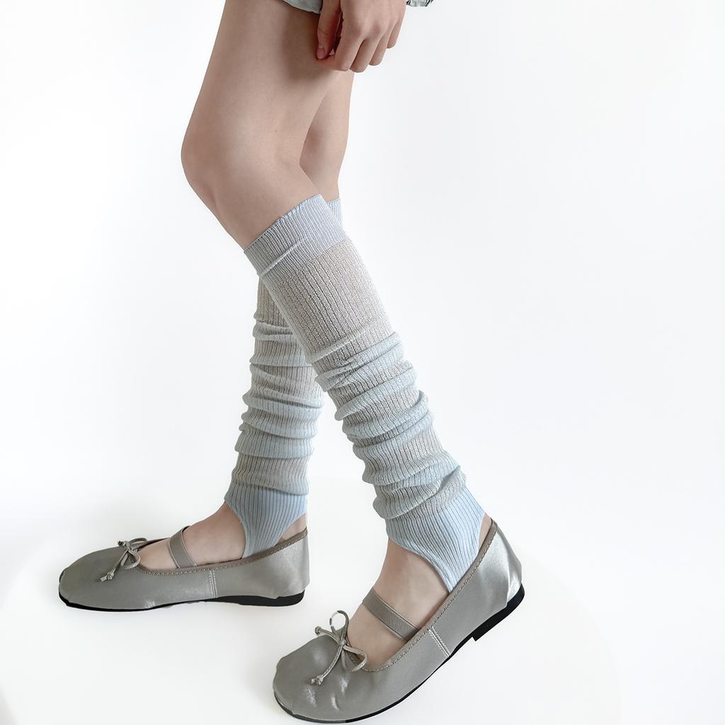 Leg Warmers Women Summer Mesh Thin Breathable Loose Long Socks Sweet Girls Leg Warmers Lolita Kawaii Cute Ruffle Socks Stockings