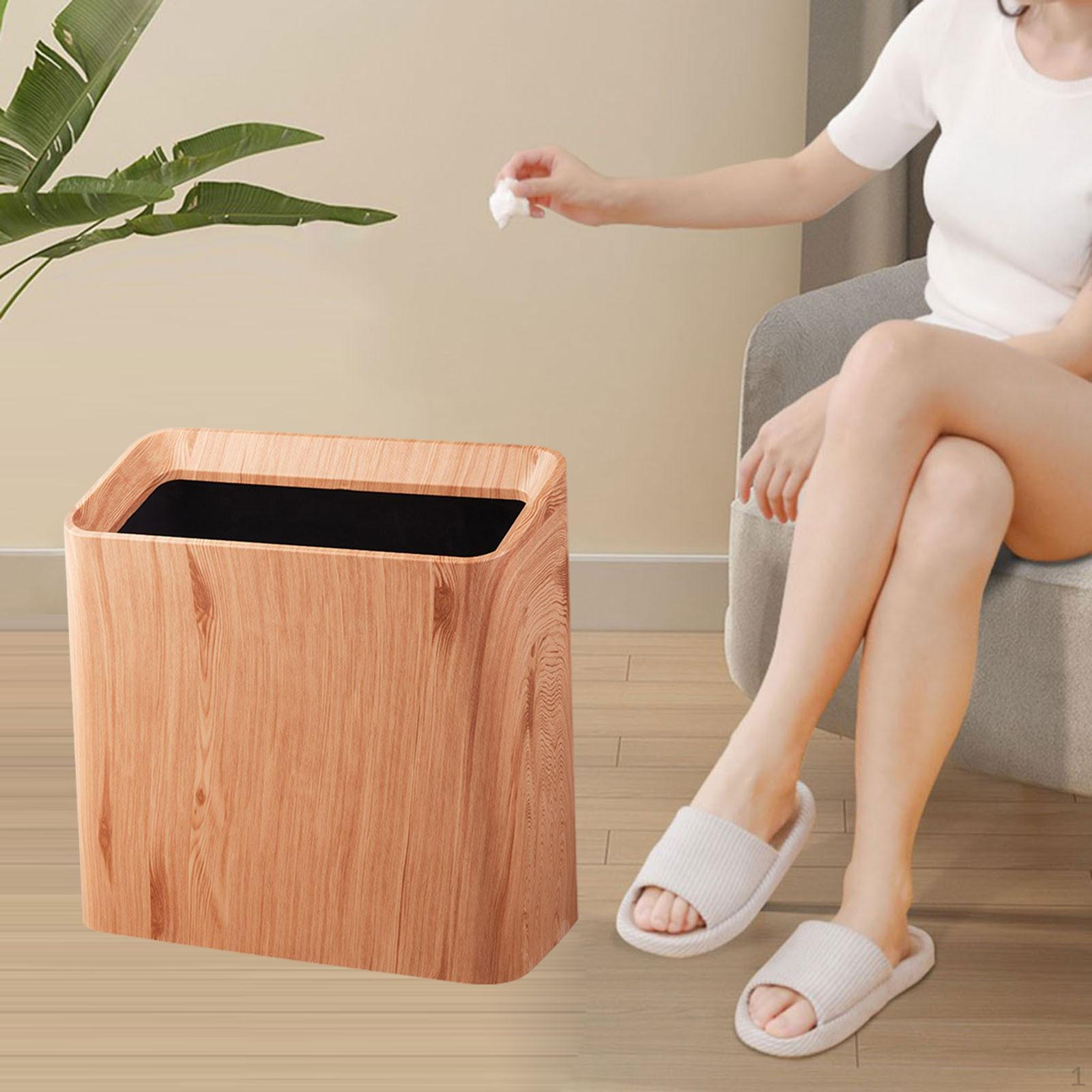 

Современный деревянный мусорный бак для дома и офиса