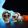 Gothic Culture Resin Skull Decor Statue -Steampunk Skull Halloween Decoration Party Decoration Props Home Bar Decoration