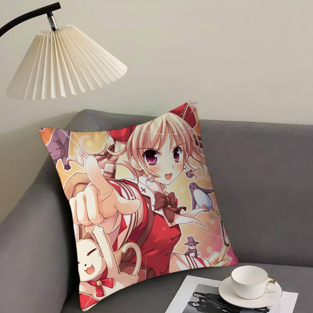 Shukufuku No Campanella Anime Cartoon Kissen Geschenke Heim Büro Einrichtung Schlafzimmer Sofa Auto Kissenbezug Hülle 45x45cm